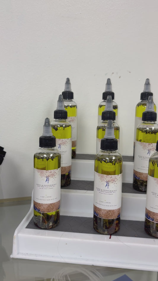 Tache’ Aasiyah Rose & Peppermint Hair Oil